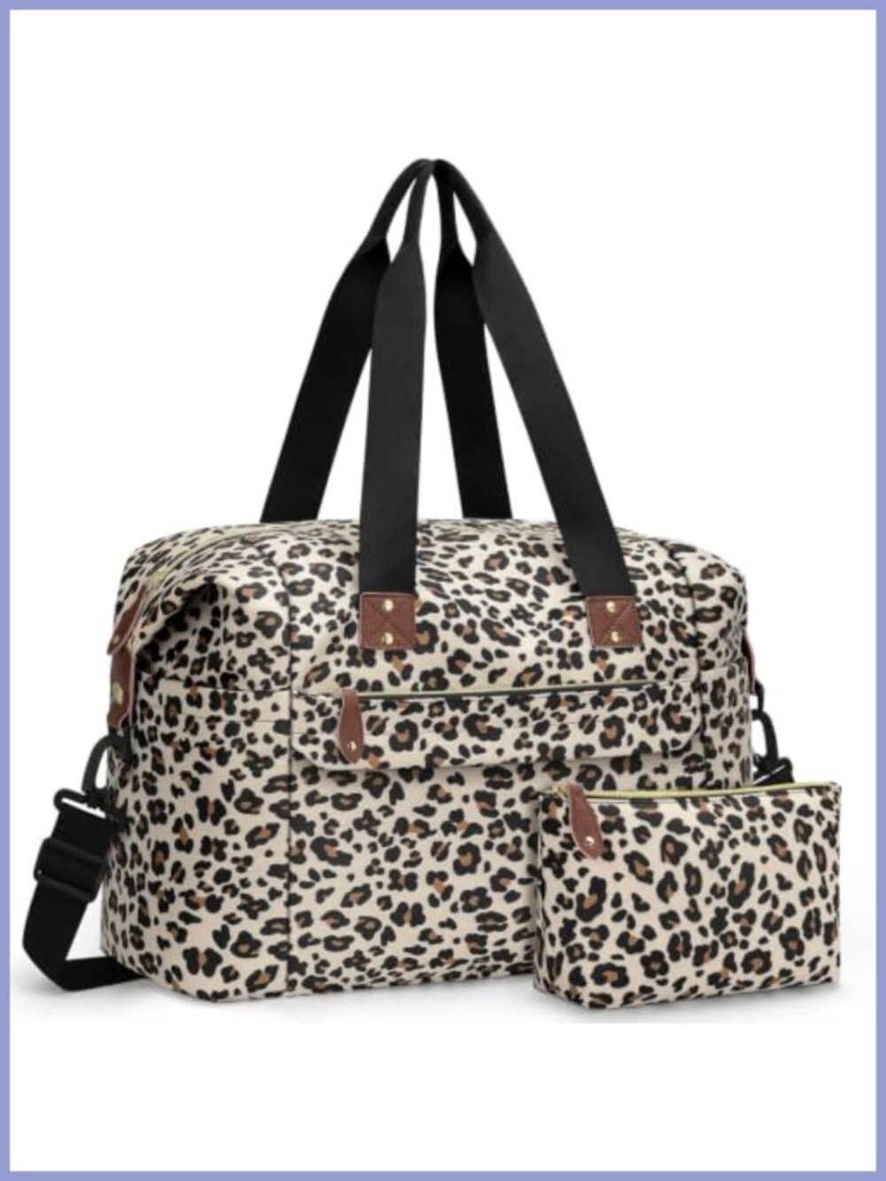 Travel Duffle Bag Water Resistant Polyester Weekender Carry On 35L